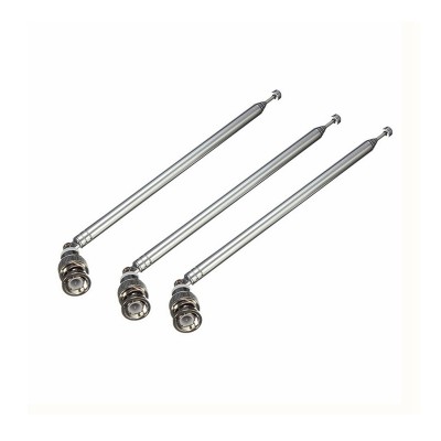 high quality Stainless steel 12dBi antenna, telescopic antenna for indoor tv