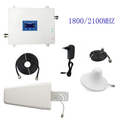 Cell Phone Signal Booster for Verizon AT&T T-Mobile 3G 4G- Reduce Dropped Calls for Remote Area Dual Band 1800/1900MHz Repeater