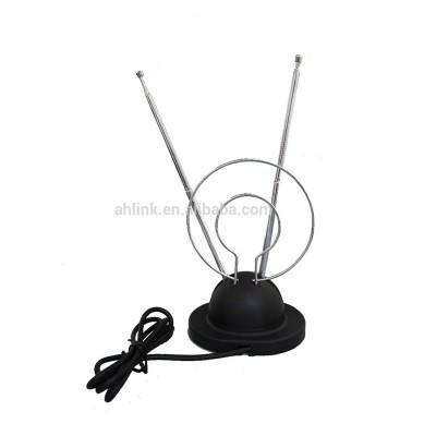 Double Telescopic Digital Freeview High Gain Mobile Car Dvb-T Antenna, Iec Tv Connector